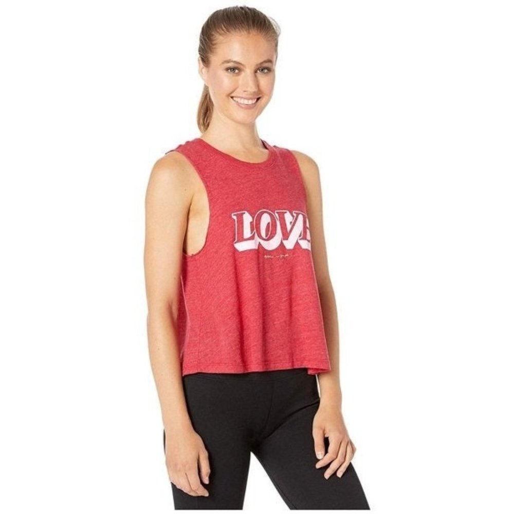 Spiritual Gangster Love Crop Tank size Small